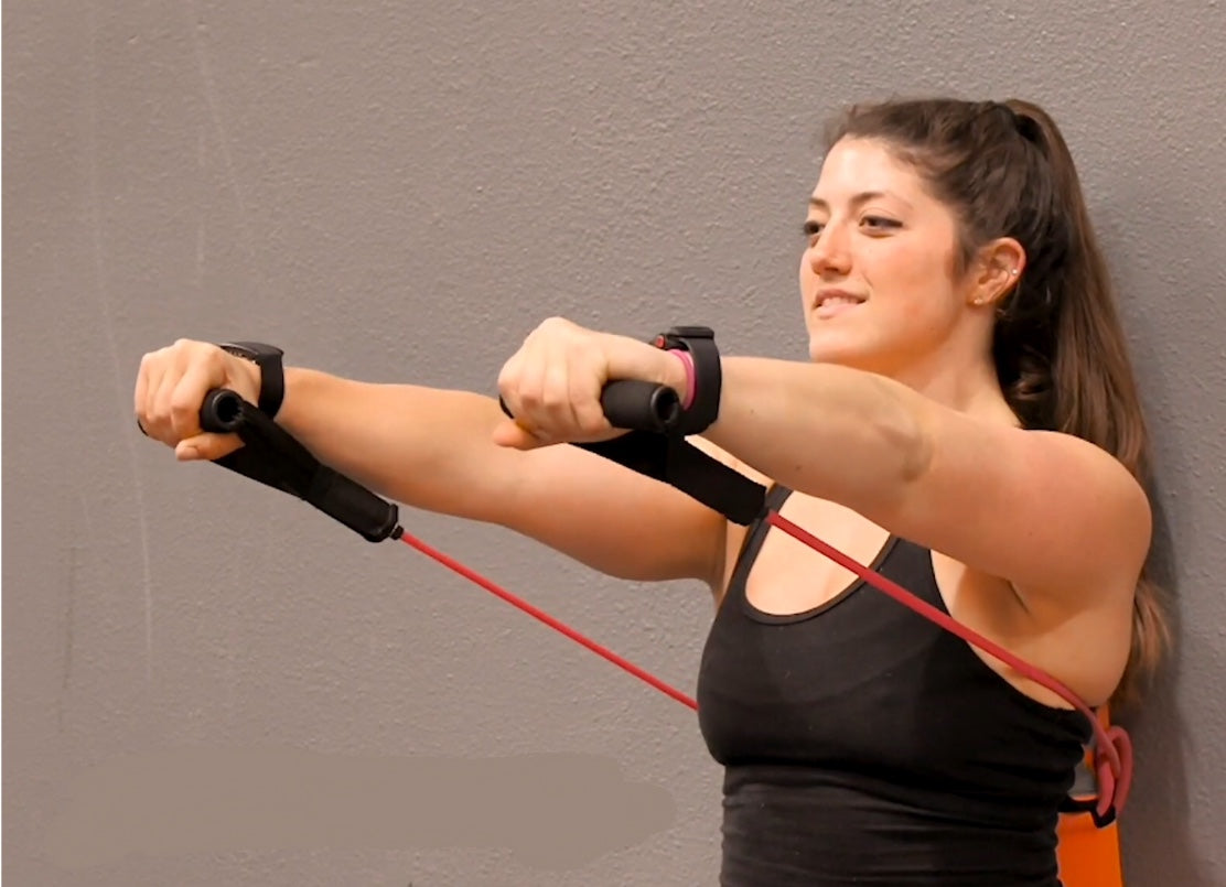 Foam rolling with resistance bands - The Wrap & Roll