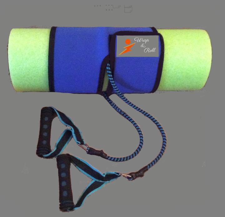 Foam rolling with resistance bands - The Wrap & Roll