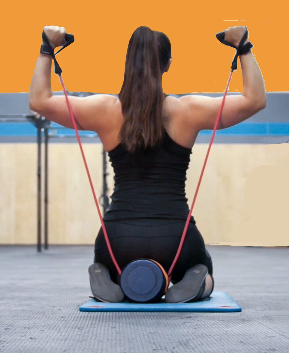 Foam rolling with resistance bands - The Wrap & Roll